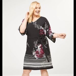 Roz &Ali Floral Embellished dress